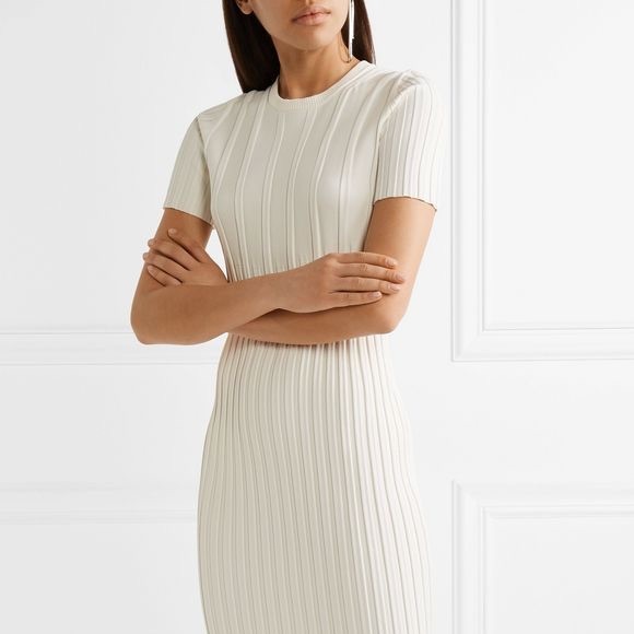 helmut lang midi dress